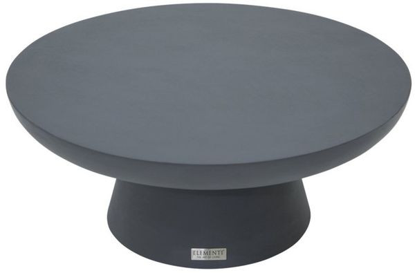 ELEMENTI Couchtisch KYLIX aus Beton, modern, Wohnzimmer Tisch (1-St, Couchtisch aus Beton), Schieferschwarz,Beton