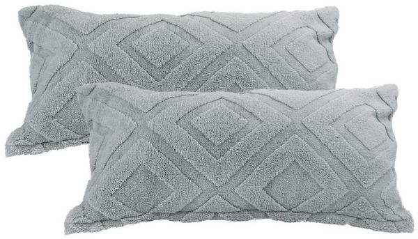 KEAYOO Bettwäsche TF, Polyester, 2 teilig, Flauschig warmes Teddy Plüsch warm für Winter