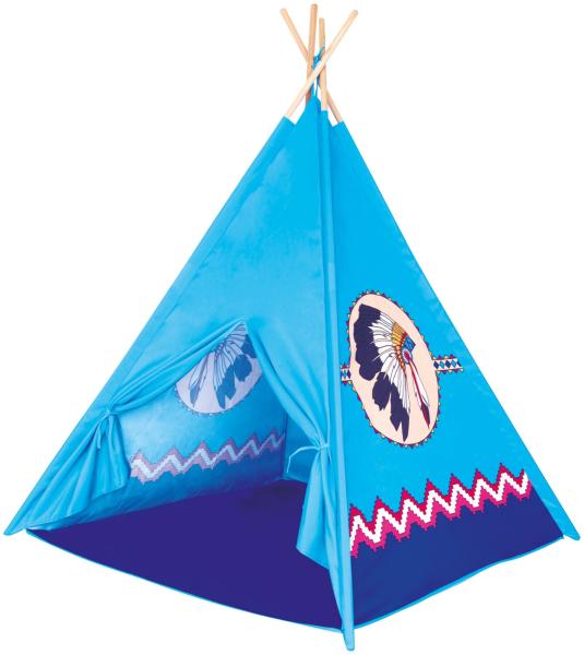 Bino - Spielzelt TeePee, blau