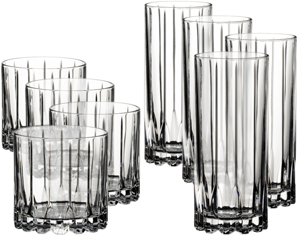 RIEDEL 5417/57 BAR Drink Specific Glassware Rocks und Highball Set