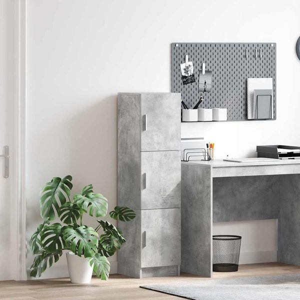 vidaXL Highboard Beton Grau 31,5 x 32 x 122,5 cm 869349
