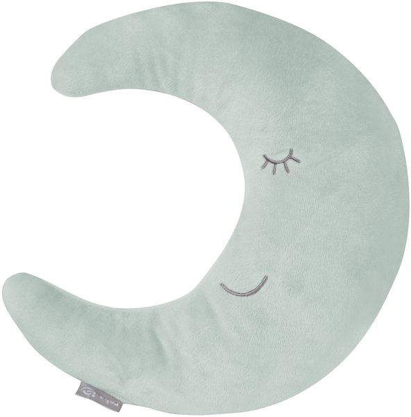 roba Nackenkissen in Mond-Form - bestickt - HxBxT: 30 x 25 x 8cm - Frosty Green