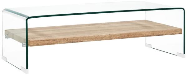 Couchtisch, Hartglas Transparent, 98 × 45 × 31 cm