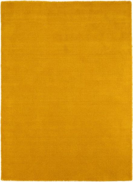 carpetfine Wollteppich Gabbeh Lola Uni, rechteckig, Höhe: 14 mm, mit natürlichem Pflanzenmaterial von Hand gewebt, auch in Rund