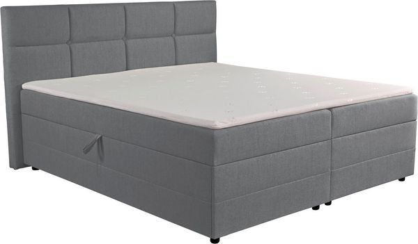OTTO home Boxbett Fillmore inkl. Bettkasten, Liegefläche 140 und 180x200 cm, inkl. Topper, erhältlich in verschiedenen Farben