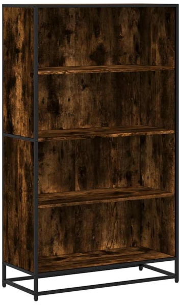 vidaXL Bücherregal Räuchereiche 80,5x35x139 cm Holzwerkstoff 3300847