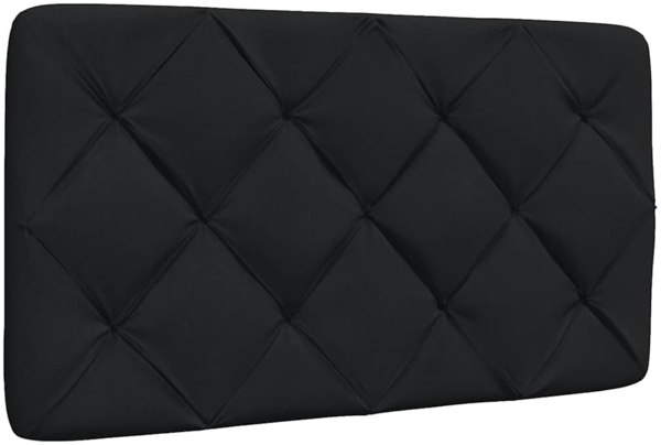 vidaXL Bettgestell mit LED ohne Matratze Schwarz 80x200 cm Stoff 3310631 Bild 7