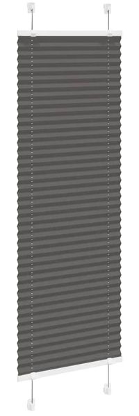 vidaXL Plissee Schwarz 40x150 cm Stoffbreite 39,4 cm Polyester 4015131 Bild 3