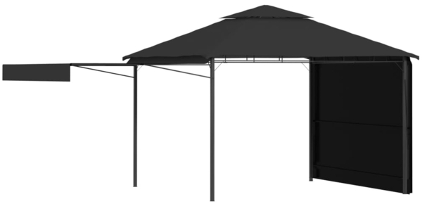 vidaXL Pavillon mit Doppelt Erweiterten Dächern 3x3x2,75 cm 180 g/m² 48004