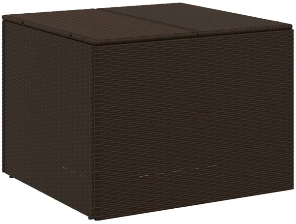 vidaXL Gartentruhe Braun 291L Poly Rattan 365337 Bild 2