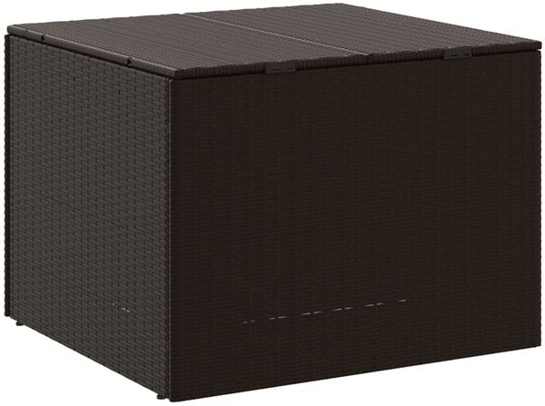 vidaXL Gartentruhe Braun 291L Poly Rattan 365337 Bild 6