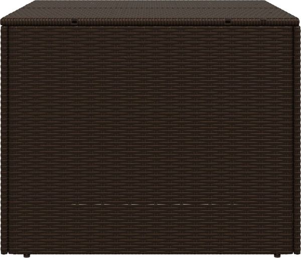 vidaXL Gartentruhe Braun 291L Poly Rattan 365337 Bild 5