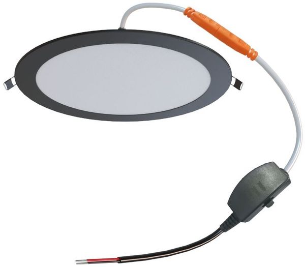 Synergy 21 LED Ultra Slim LED Panel Light V6 15W SWW/WW/NW (3CCT) Schwarz 24V