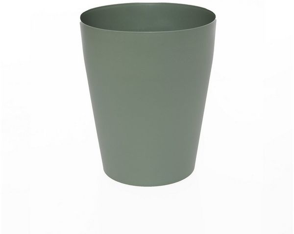 Sinoba Papierkorb rund moderner Mülleimer Papiereimer 788789, aus Kunststoff ideal für Kinderzimmer Küche Büro, 12 Liter Höhe 26,5cm