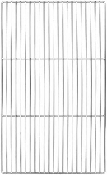 vidaXL Grillrost Silber 67 x 40 cm Edelstahl 42008316