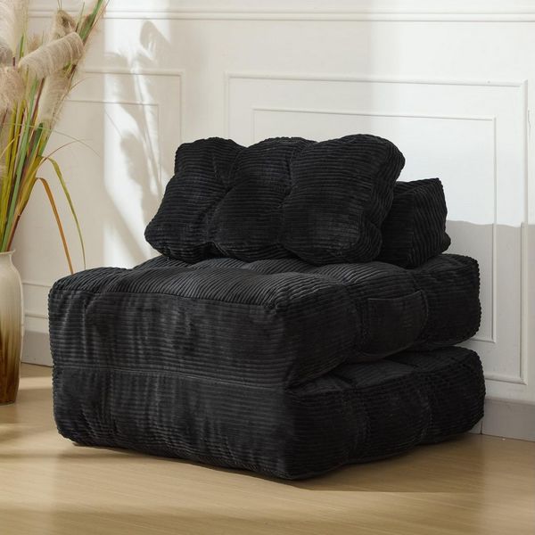 GarveeMore Schlafsofa Klappbares Schlafsofa Cabriolet Schlafsofa mit Kissen Sofa Lounge