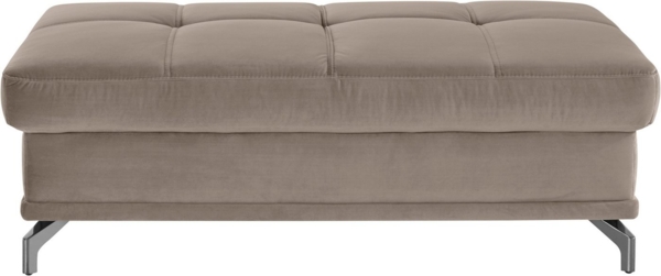 Places of Style Polsterhocker Costello, passend zur Serie, edle Metallfüße Bild 2