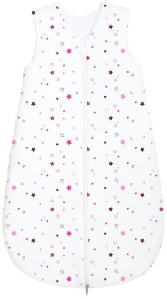 ODENWÄLDER BABYNEST Allrounder Jersey-Schlafsack Sterne Gr.70, Pink & Blackberry 1455-1/1447 Gr. 70