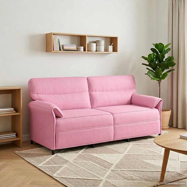 vidaXL Sofa 100% Polyester, Metallrahmen, MDF, Sperrholz 42033923