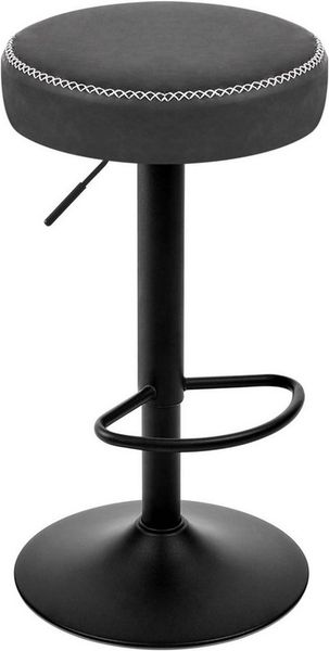 EUGAD Barhocker (1 St), drehbar, höhenverstellbar, Metallgesetll, Vintage-Kunstleder