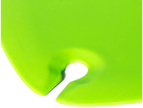 Kochblume Teigschaber Teigkarte, mit Aussparung für Knethaken