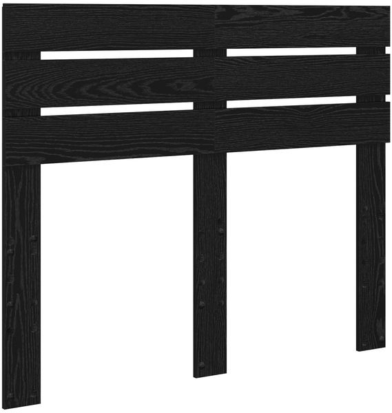 vidaXL Bettrahmen Schwarz 120 x 190 cm Massives Kiefernholz 3411440 Bild 6