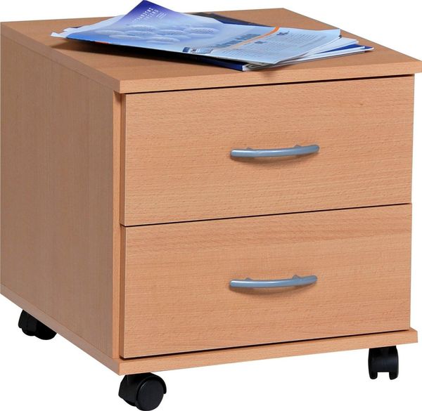 Rollcontainer Bürocontainer Schubcontainer Nachtschrank buche - buche