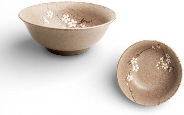 WestCraft Suppenschale Japan-Bowls ASIATICA, Ramen Bowl Schalen aus Porzellan, 15 cm, Porzellan, Hochwertig, asiatische Reis-, Nudel-, Tapas-, Udon-, Müsli-Schüssel