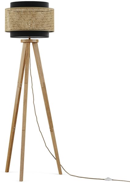 Stehlampe Morten Schwarz 45 x 142 cm Vicco