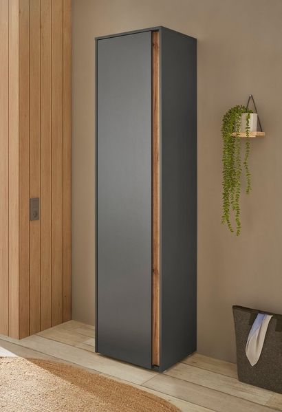 Home affaire Garderobenschrank GiRON/CiTY, moderner Schrank, Schuhschrank mit Stauraum 10 Fächer, modernes Design, Tür beidseitig montierbar, 50 cm breit