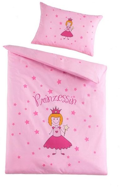 HTI-Living Kinderbettwäsche Baby Bettwäsche 40x60 100x135 Baumwolle, Renforcé, 1 teilig, 100% Baumwolle mit Reißverschluss