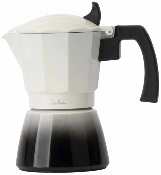 JATA HCAF2403 Mokka-Kanne 0 2 l Schwarz Edelstahl Aluminium 3 Tassen 1 Stück(e)