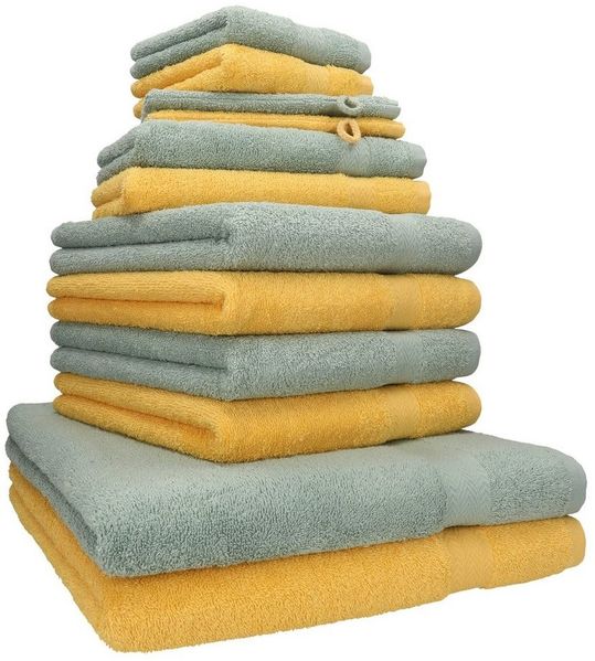 Betz Handtücher Premium Handtuch-Set 12-tlg, 100% Baumwolle (Set, 12-St), Duschtücher,Handtücher, Gästetücher, Seiftücher,Waschhandschuhe