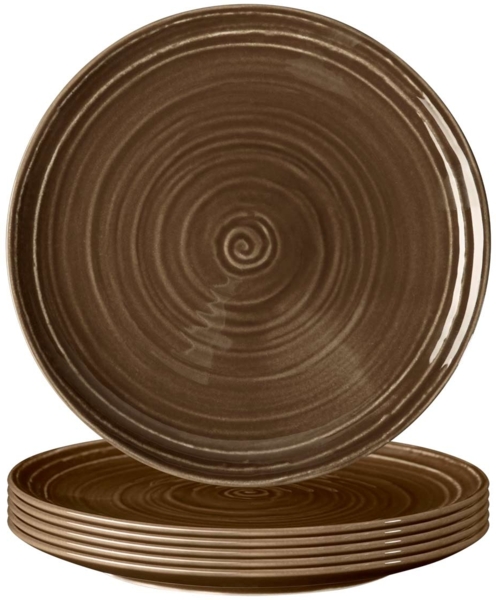 Seltmann Weiden Terra Brotteller ø 17,7 cm erdbraun 6er Set