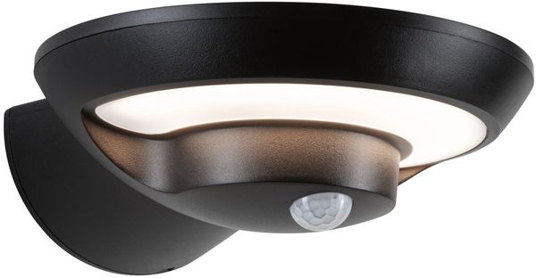 Paulmann 94855 Solar LED Aussenwandleuchte Bordola Bewegungsmelder IP44 3000K