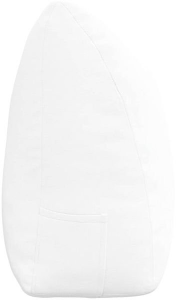 vidaXL Rücken Kissen Weiß 200 x 24 x 50 cm Stoff 42014597 Bild 7