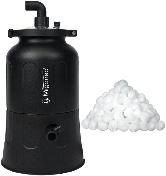 Miganeo Pool Filteranlage "Max Efficency" - 40W / 3,8m³/h / inkl. Filter Balls
