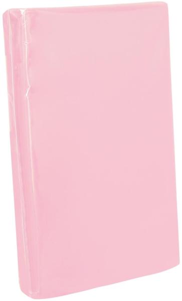 Traumschlaf Zwirn Elasthan Spannbetttuch De-Luxe|90x200 - 100x220 cm| rose