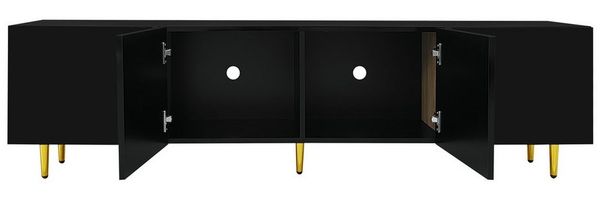 BlingBin Wohnzimmer-Set TV-Schrank und Couchtisch Set, (2-St, mit Hochglanz-Oberfläche und großzügigem Stauraum), TV-Schrank und Couchtisch-Set: 170 x 35 x 46 cm / 100 x 60 x 41,5 cm