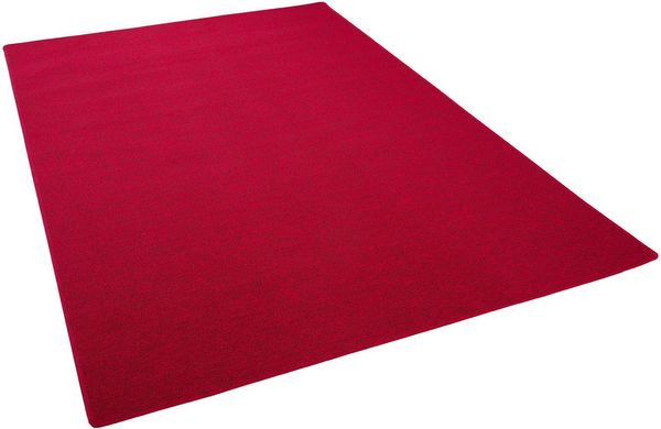 OTTO home Teppich Fortis, Schlinge, Made in Netherlands, rechteckig, Höhe: 5 mm, Uni Farben, gekettelt, auch als Läufer, strapazierfähig, Wohnzimmer
