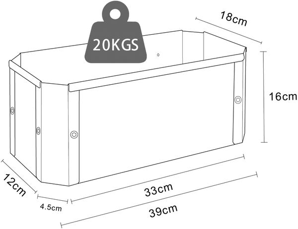 VCM Blumentöpfe Balora 921104 Weiß H. 16 x B. 39 x. T. 18 cm Bild 5