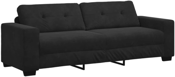 vidaXL Sofa 3 pcs Wind Rot Leinenmischgewebe 3324631