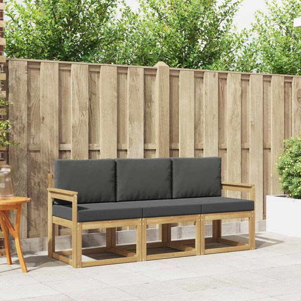 vidaXL Outdoor-Sofagarnitur 3 pcs 3387166