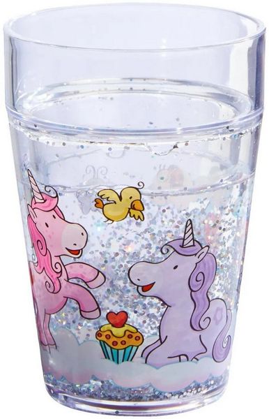Haba Kindergeschirr-Set Essen & Trinken Becher Glitzerbecher Einhornglitzerglück 2011682001