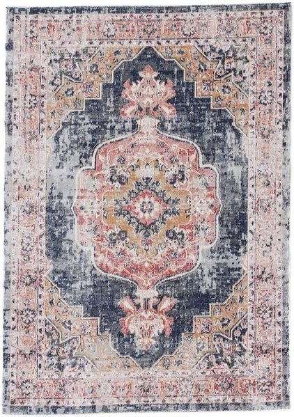 carpetfine Teppich Omen_4, rechteckig, Höhe: 3 mm, Orient Vintage Look, Wohnzimmer