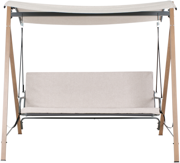 Hollywoodschaukel BONAGIA Metall Beige Bild 4