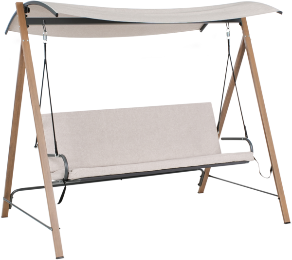 Hollywoodschaukel BONAGIA Metall Beige