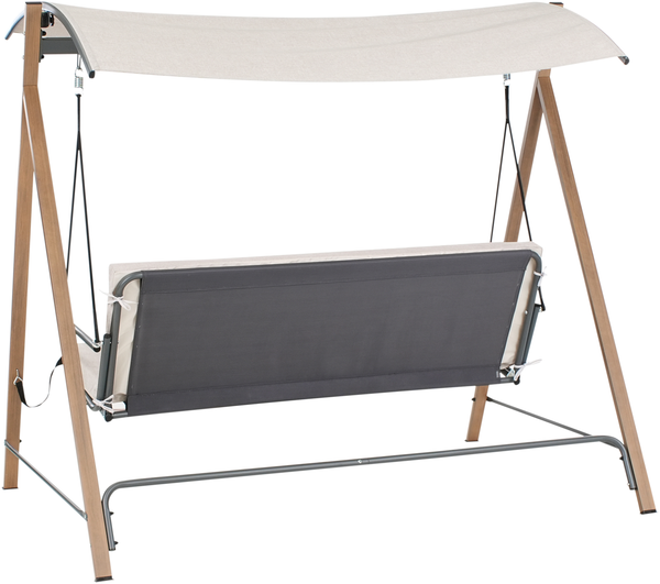 Hollywoodschaukel BONAGIA Metall Beige Bild 5
