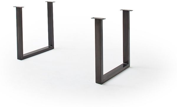 Tischgestell >CALABRIA< (2er-Set) in anthrazit - 73x74x8 (BxHxT)