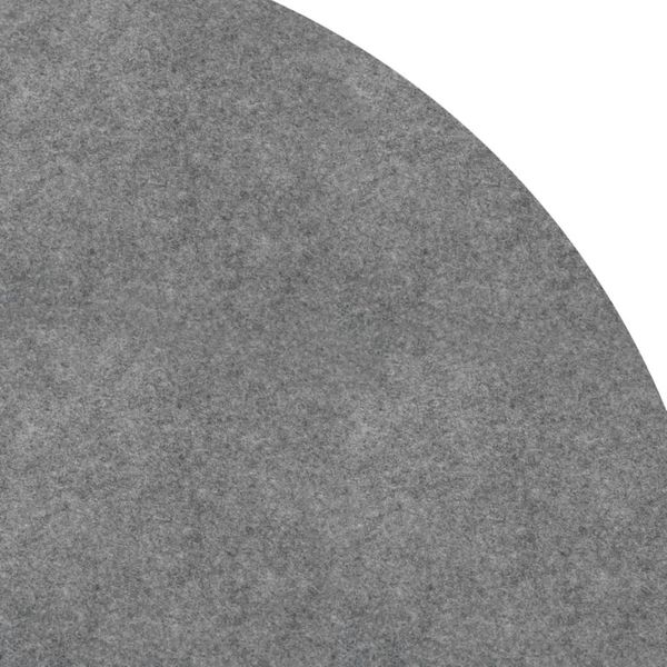 vidaXL Pool-Bodentuch, Hellgrau, 150 gr/m² Polyester, Ø 500 cm Bild 4